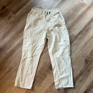 White paper bag denim